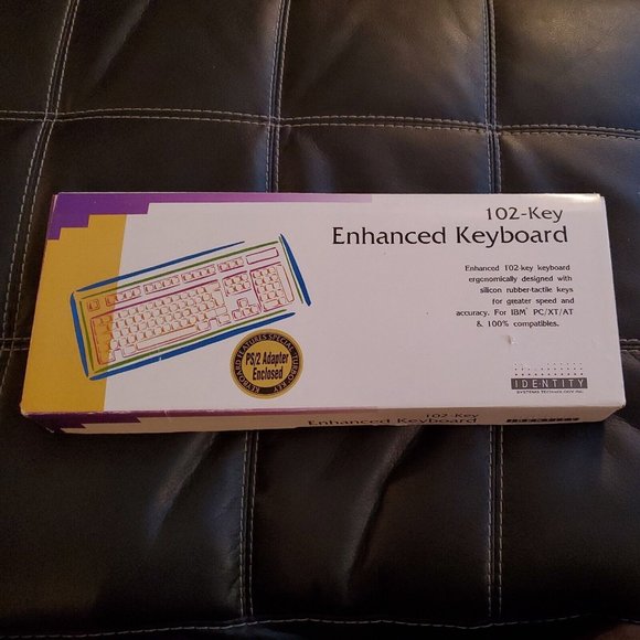 102 Key Enhanced Keyboard Identity Keyboard for IBM - IDKB102-CR In Box Rare - Picture 1 of 9